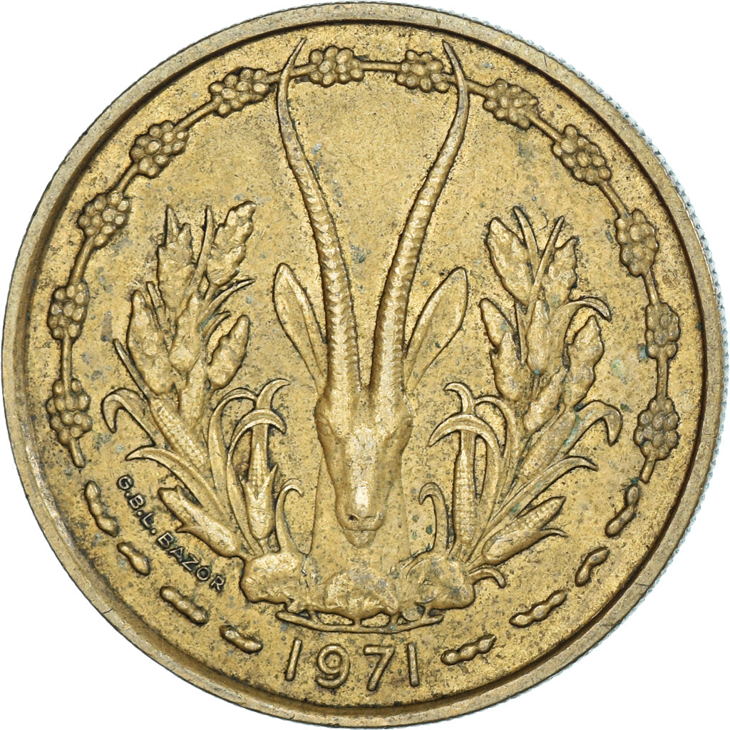 Monnaie, Communauté économique des États de l'Afrique de l'Ouest, 25 Francs