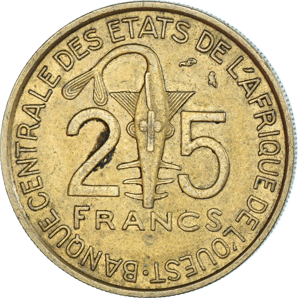 Monnaie, Communauté économique des États de l'Afrique de l'Ouest, 25 Francs
