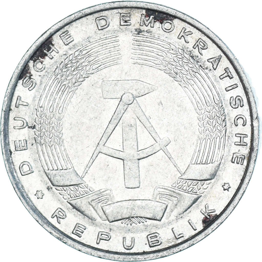 Moneda, REPÚBLICA DEMOCRÁTICA ALEMANA, 5 Pfennig, 1968