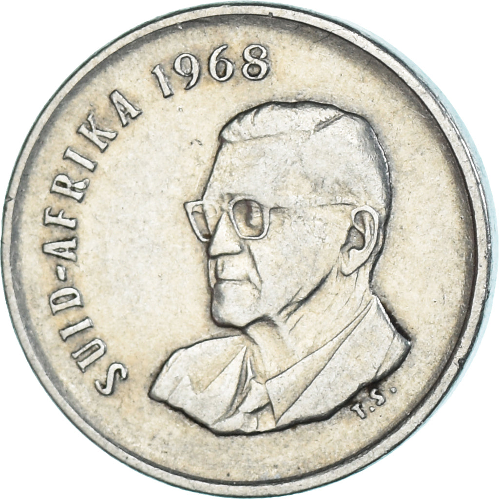 Münze, Südafrika, 5 Cents, 1968