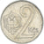 Coin, Czechoslovakia, 2 Koruny, 1989