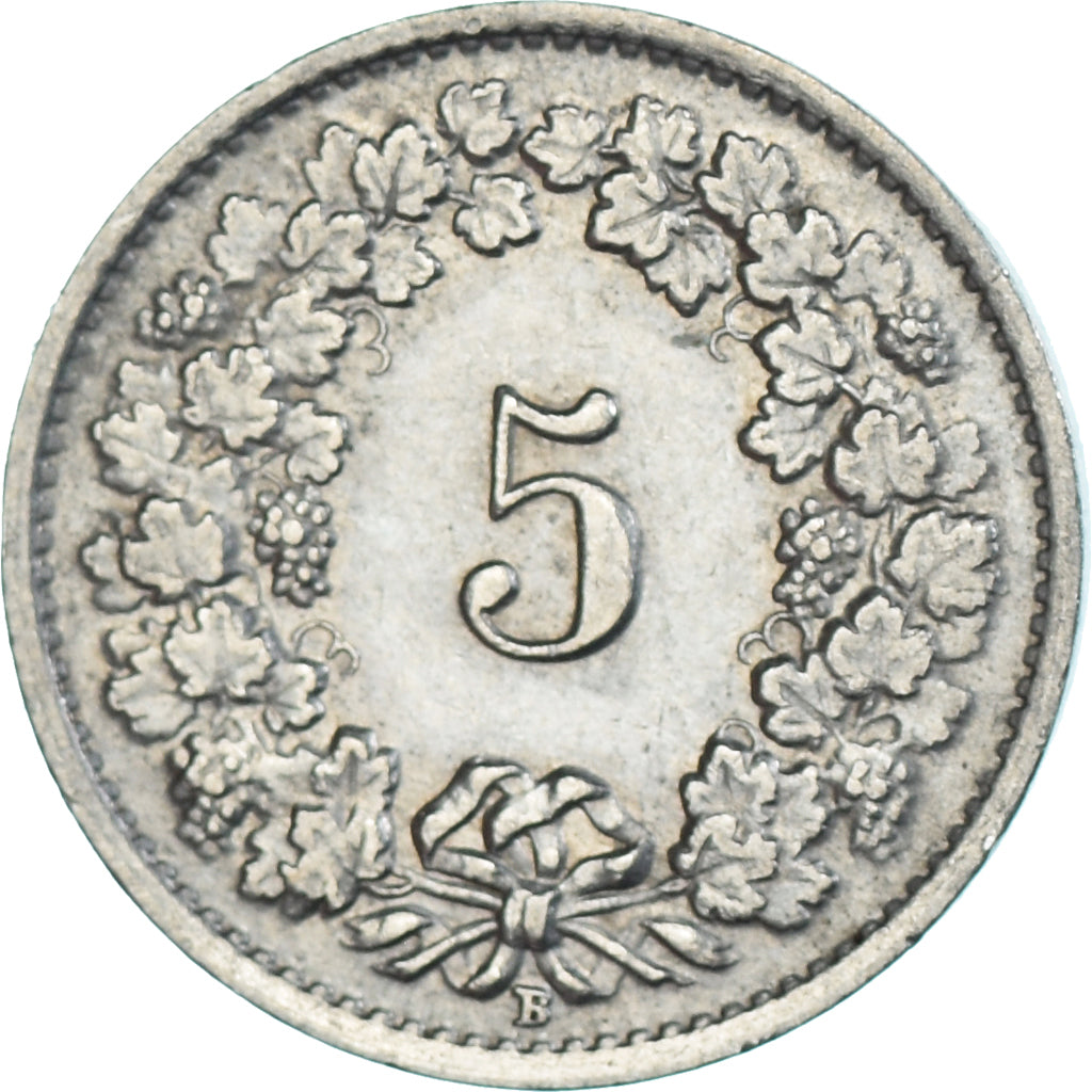 Monnaie, Suisse, 5 Rappen, 1947