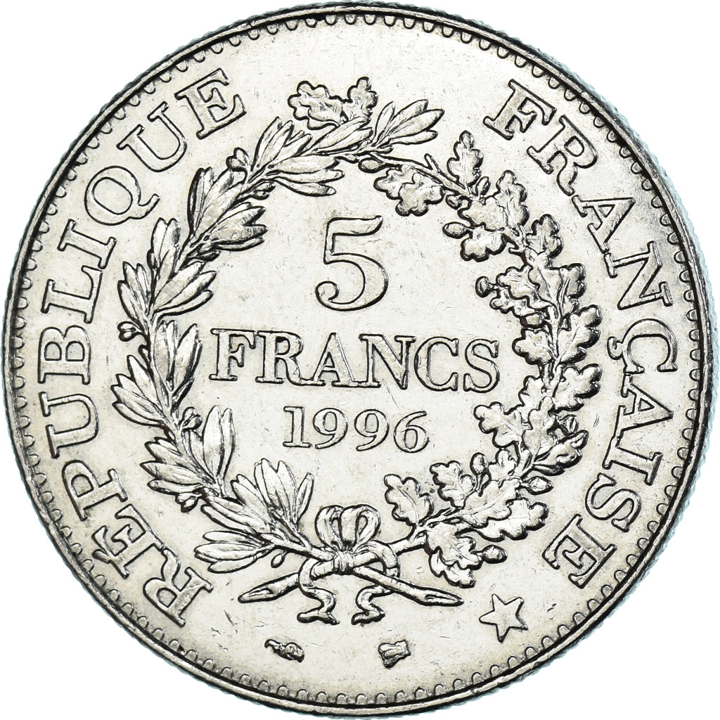 Coin, France, 5 Francs, 1996