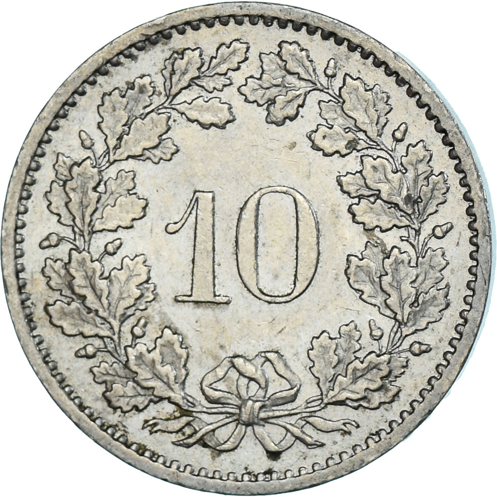 Münze, Schweiz, 10 Rappen, 1980