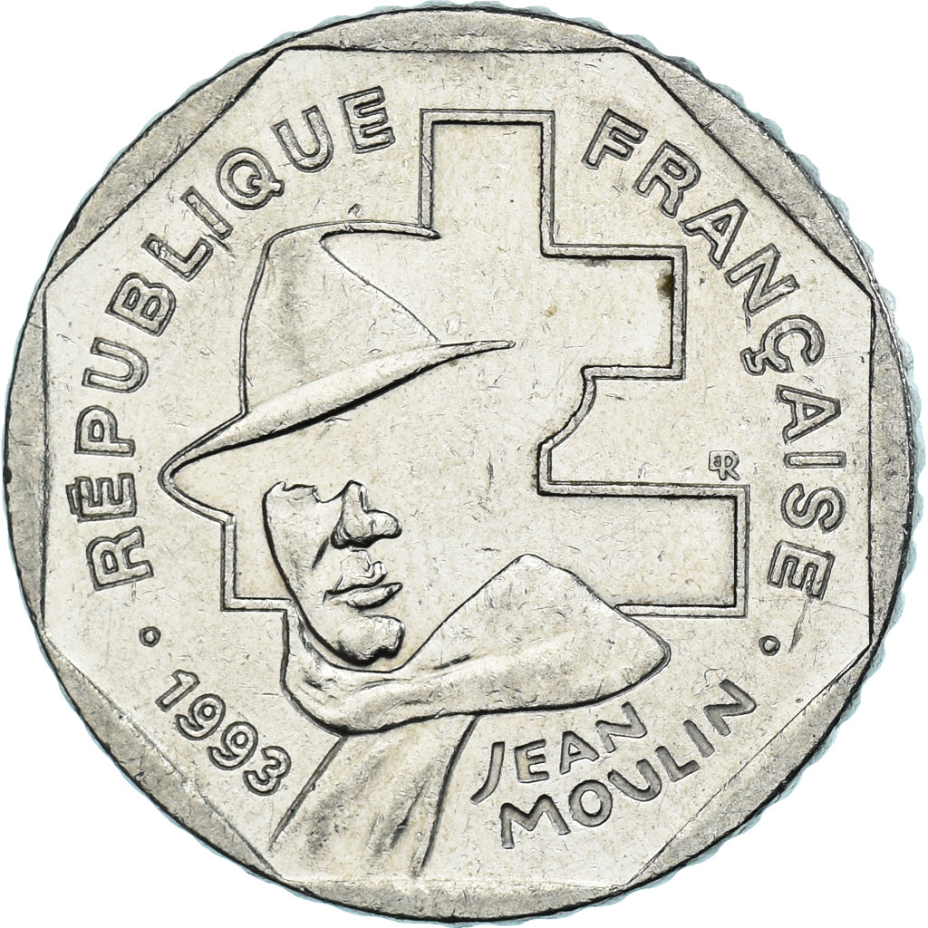 Munten, Frankrijk, 2 Francs, 1993