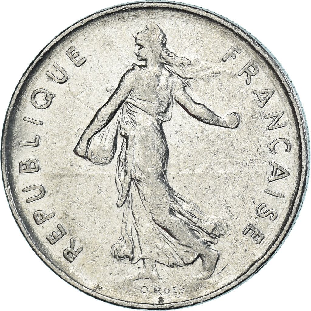 Münze, Frankreich, 5 Francs, 1974