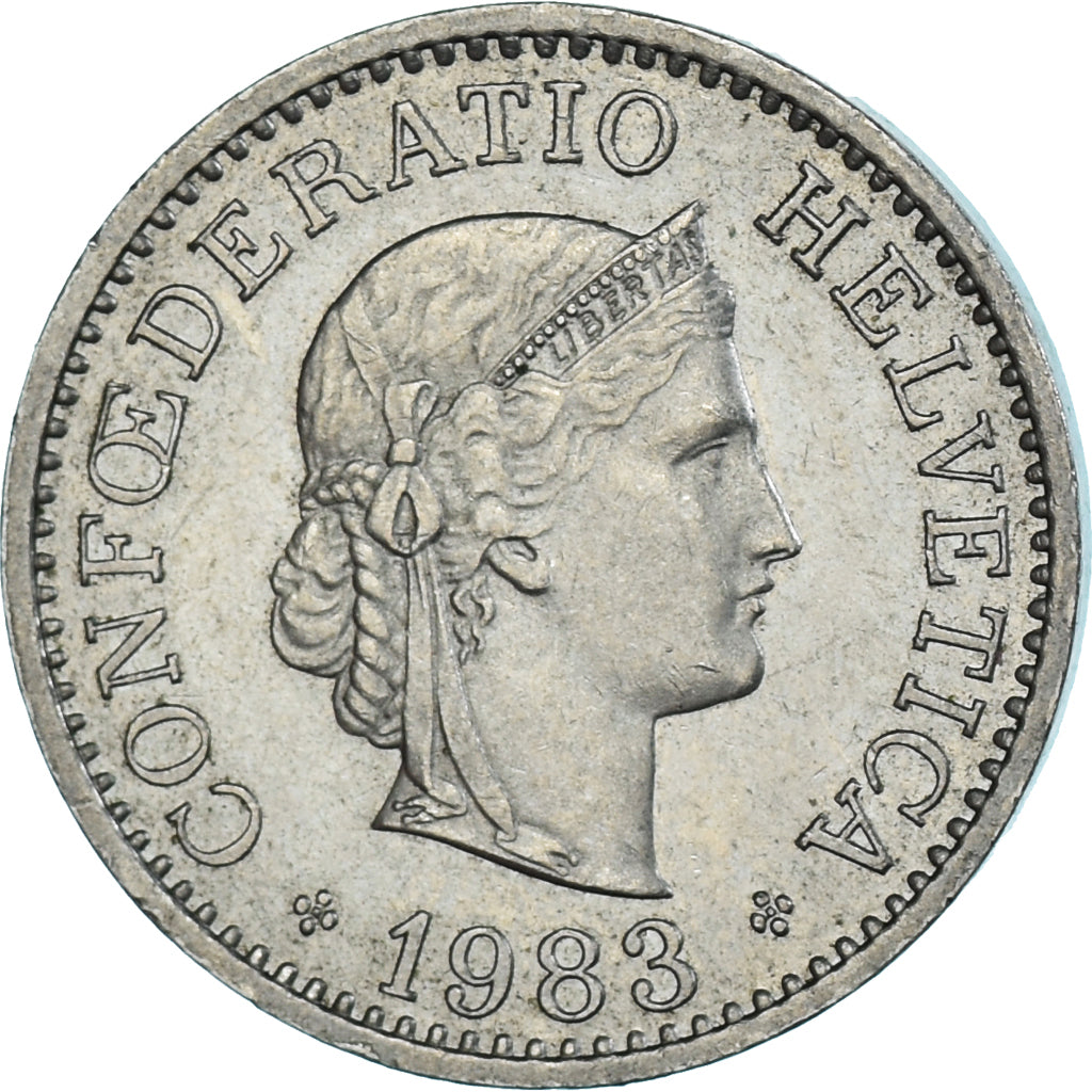 Moneda, Suiza, 10 Rappen, 1983