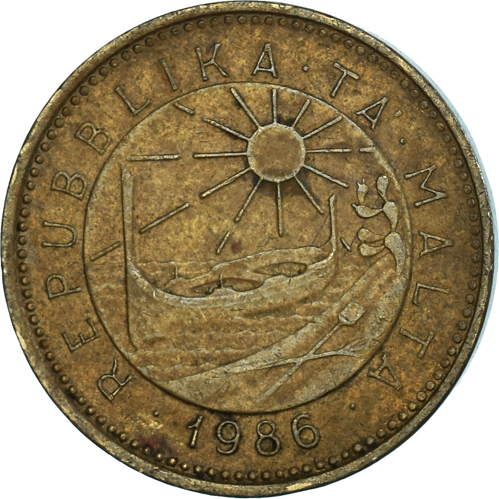 Moneta, Malta, Cent, 1986
