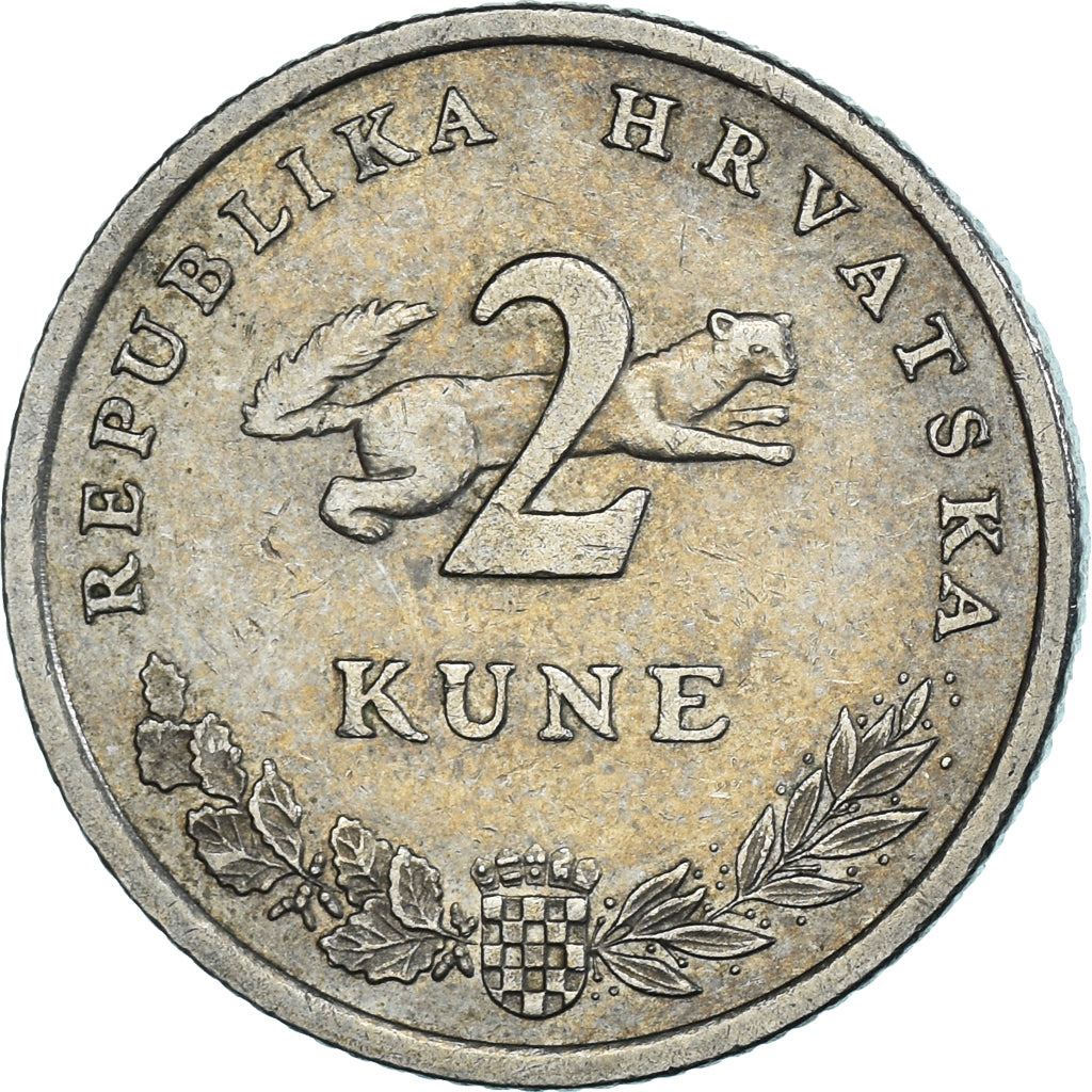 Moneta, Chorwacja, 2 Kune, 1997