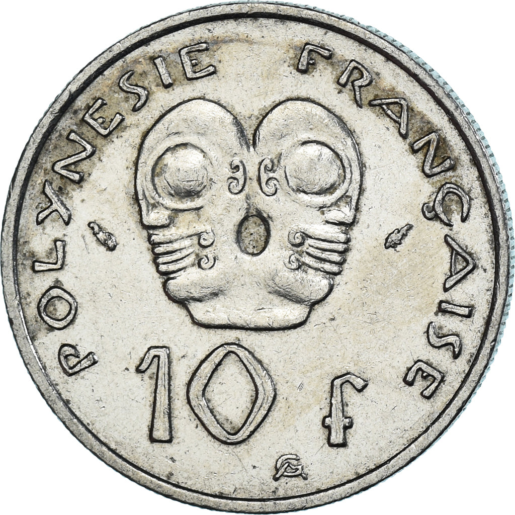 Coin, French Polynesia, 10 Francs, 1982