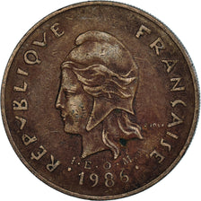 Munten, Frans Polynesië, 100 Francs, 1986