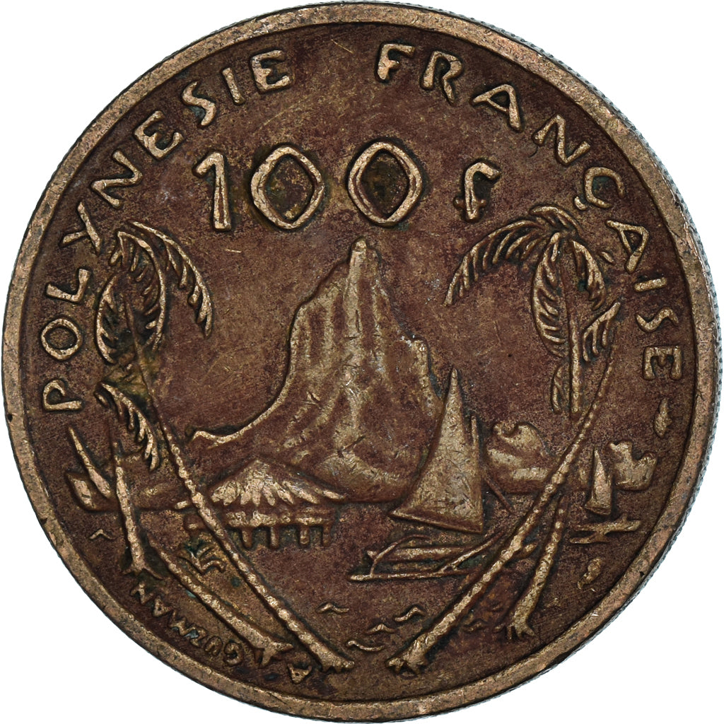 Munten, Frans Polynesië, 100 Francs, 1986