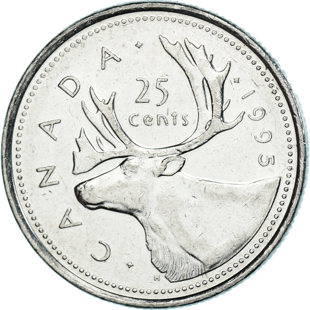 Moneta, Canada, 25 Cents, 1995