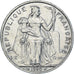 Coin, French Polynesia, 5 Francs, 1990