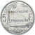 Coin, French Polynesia, 5 Francs, 1990
