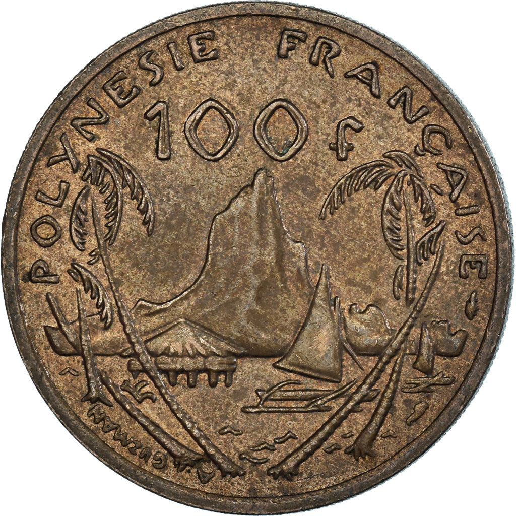 Munten, Frans Polynesië, 100 Francs, 1988