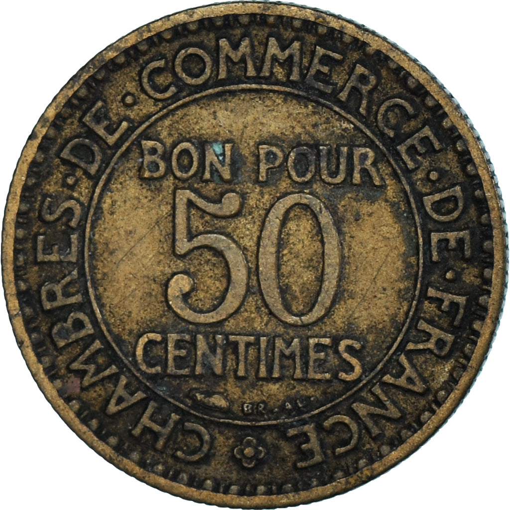 Munten, Frankrijk, 50 Centimes, 1923