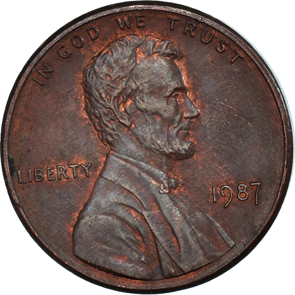Moneta, Stati Uniti, Cent, 1987