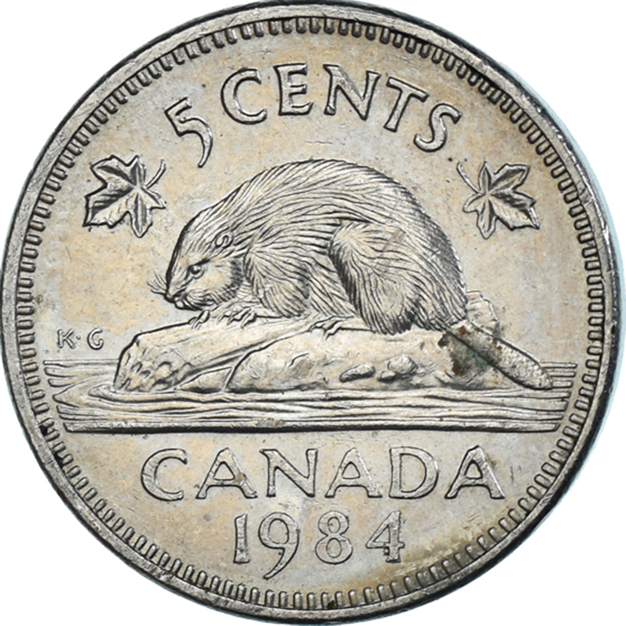 Moneta, Canada, 5 Cents, 1984