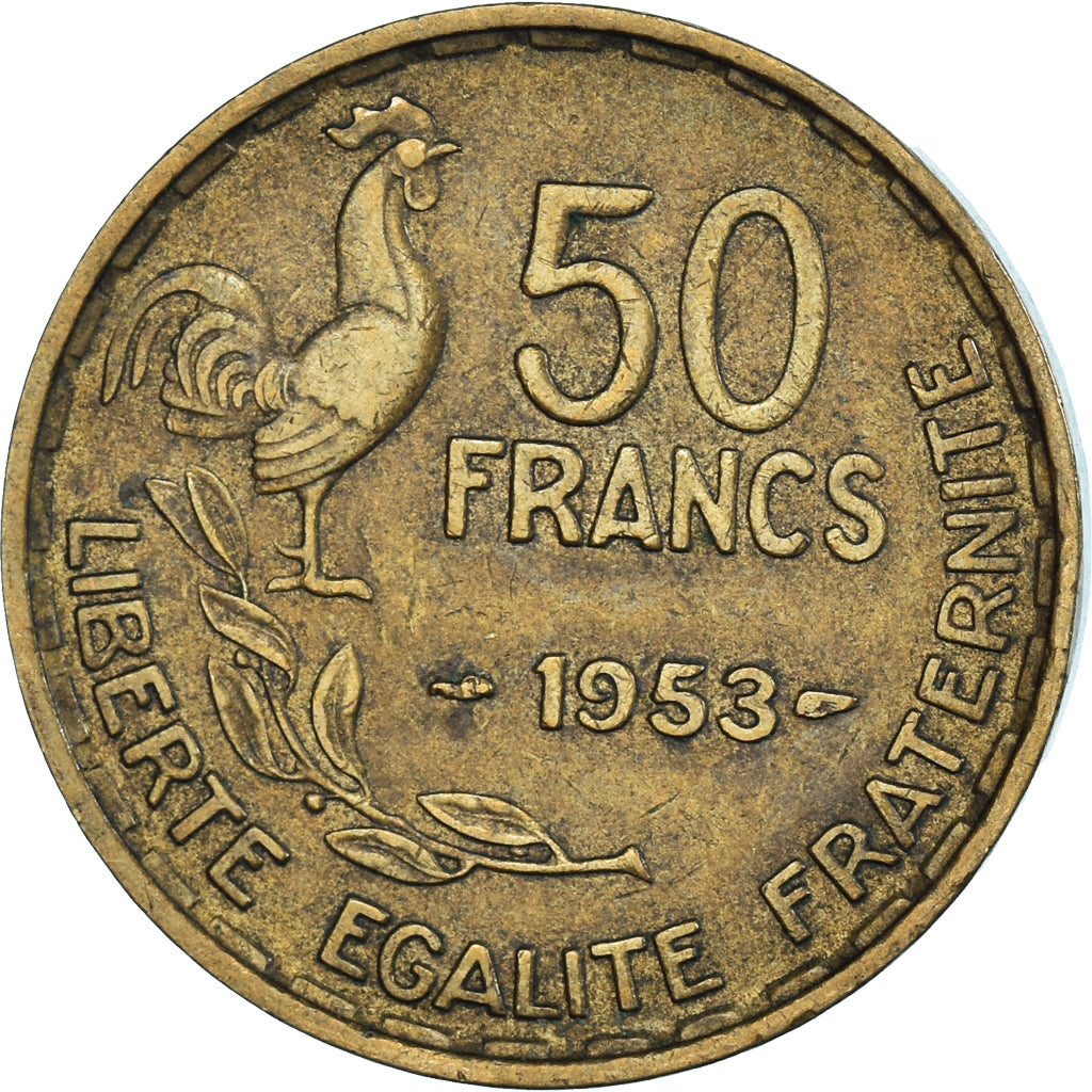 Coin, France, 50 Francs, 1953
