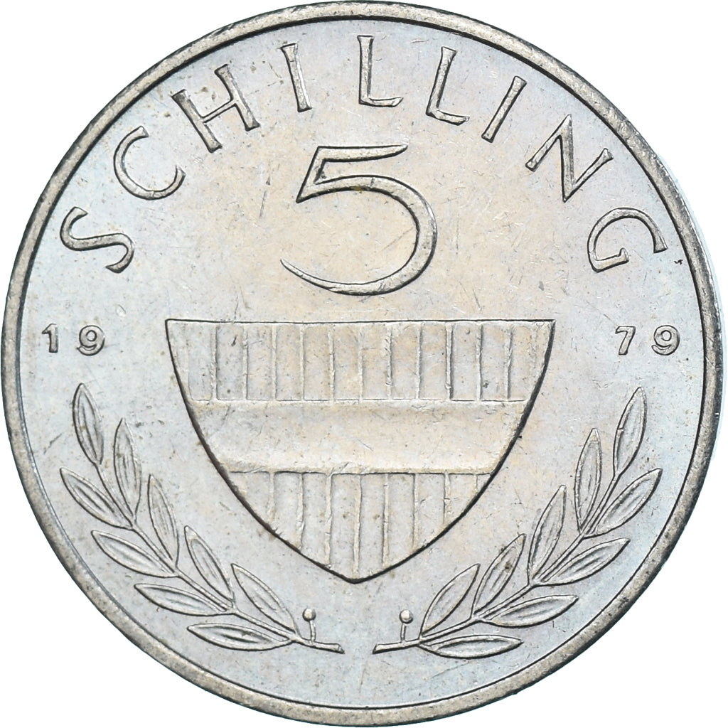 Moneda, Austria, 5 Schilling, 1979