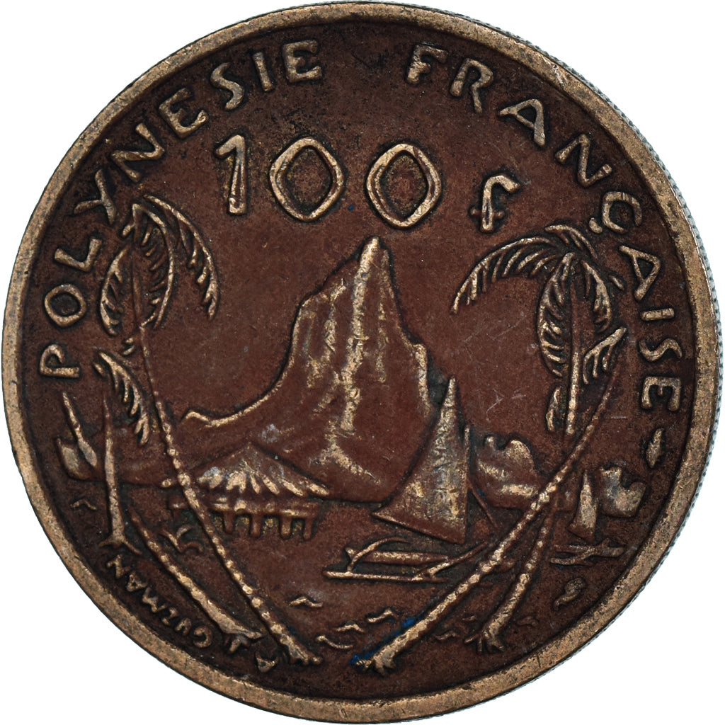 Moneta, Polinezja Francuska, 100 Francs, 1984
