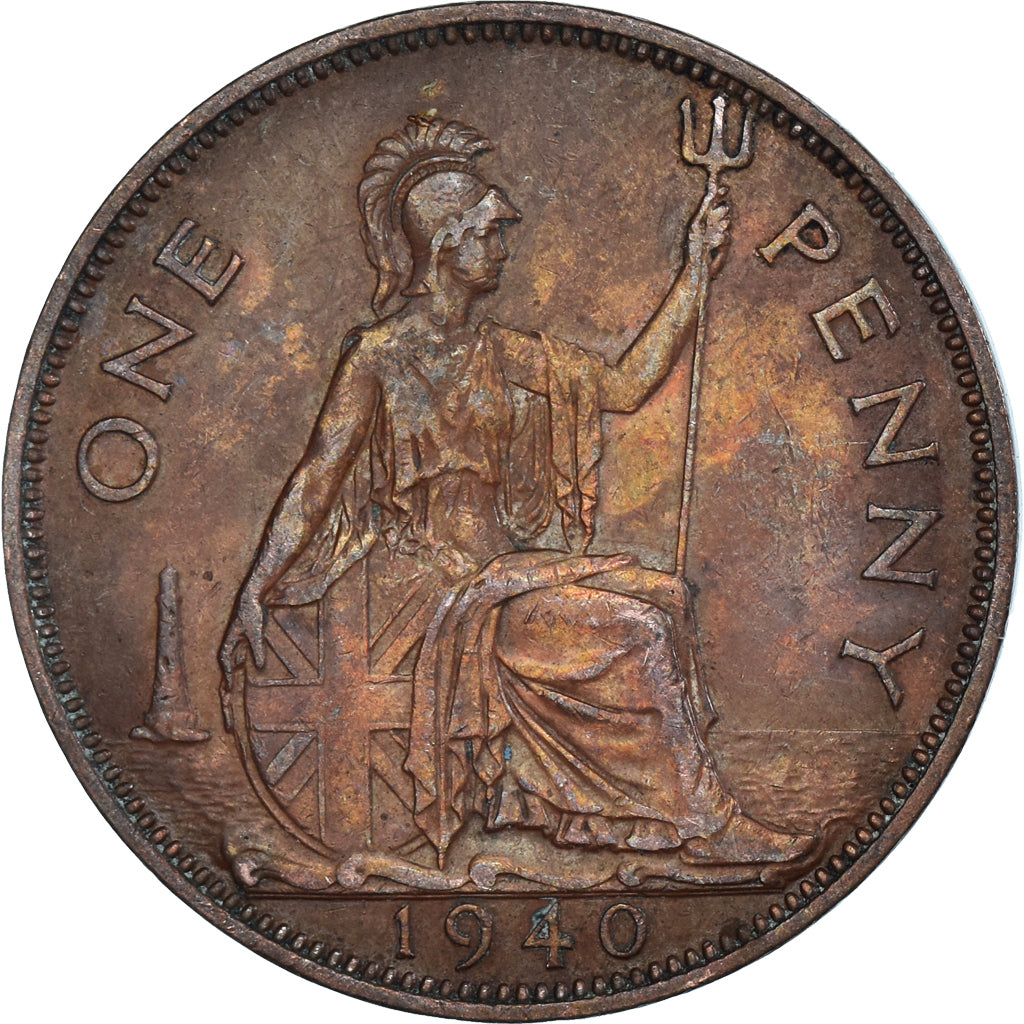Moneda, Gran Bretaña, Penny, 1940