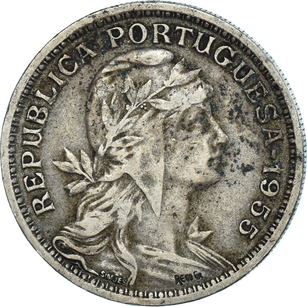 Moneta, Portogallo, 50 Centavos, 1955
