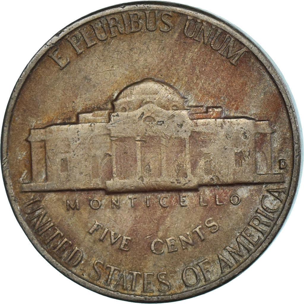 Coin, United States, 5 Cents, 1948