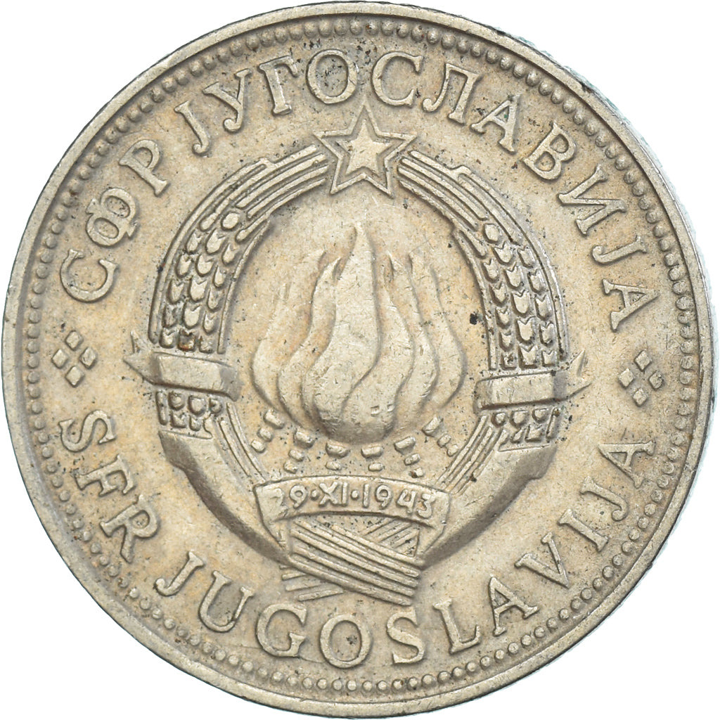 Moneta, Iugoslavia, 5 Dinara, 1972