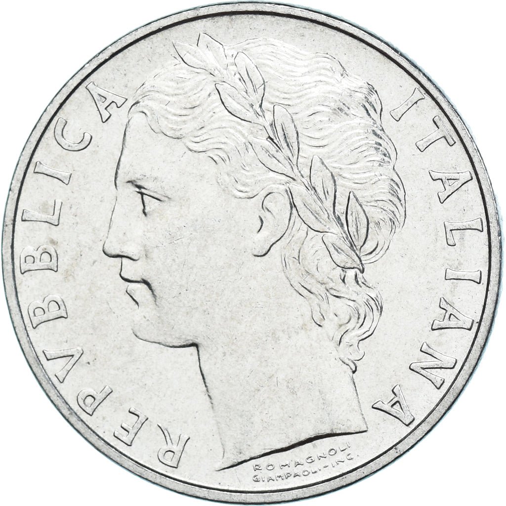 Moneda, Italia, 100 Lire, 1967