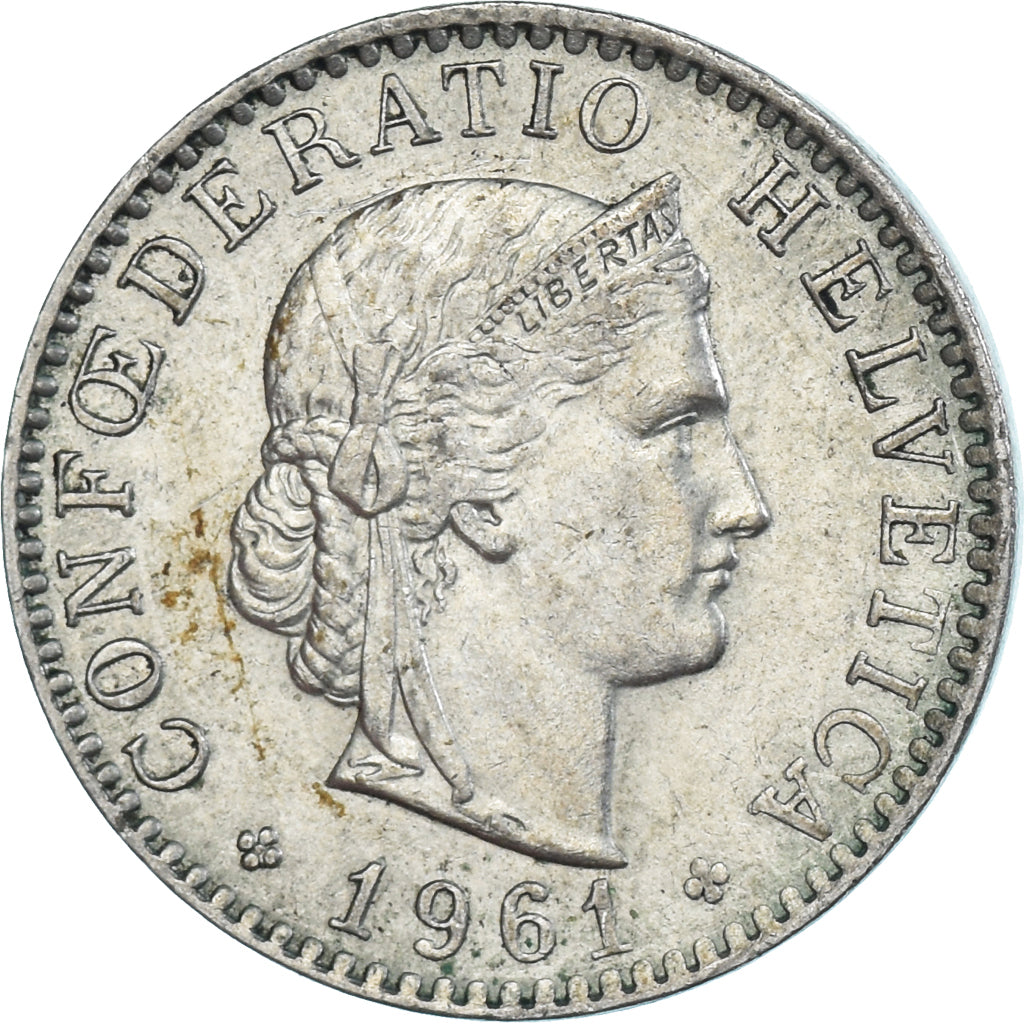 Moneta, Szwajcaria, 20 Rappen, 1961