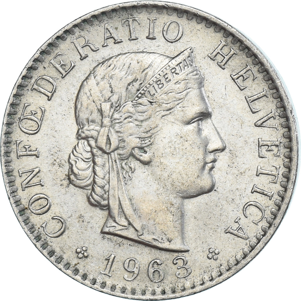 Monnaie, Suisse, 20 Rappen, 1963