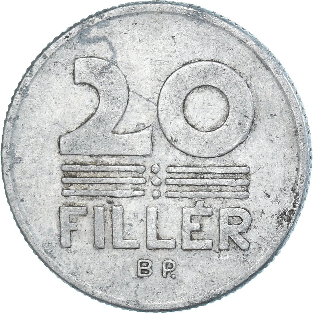 Moneta, Ungheria, 20 Fillér, 1968