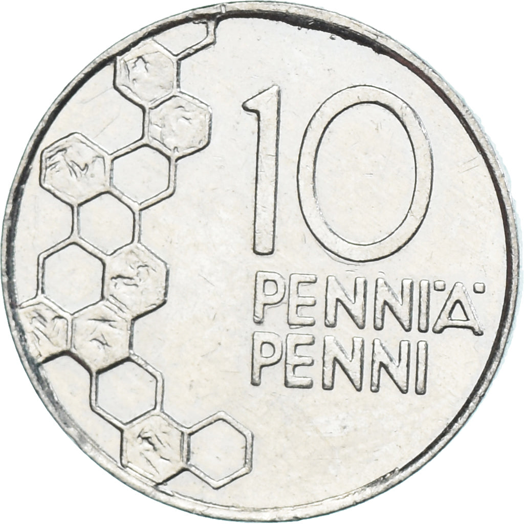 Coin, Finland, 10 Pennia, 1996