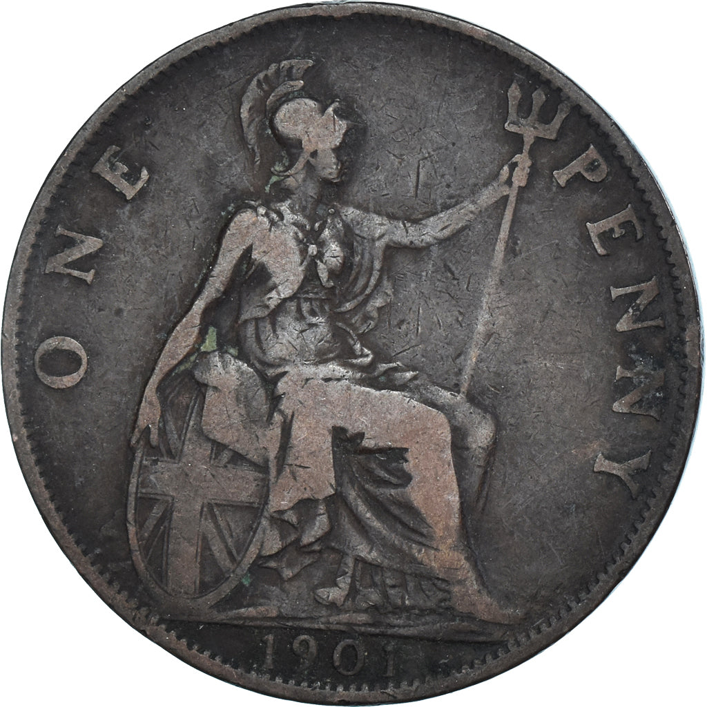 Münze, Großbritannien, Penny, 1901
