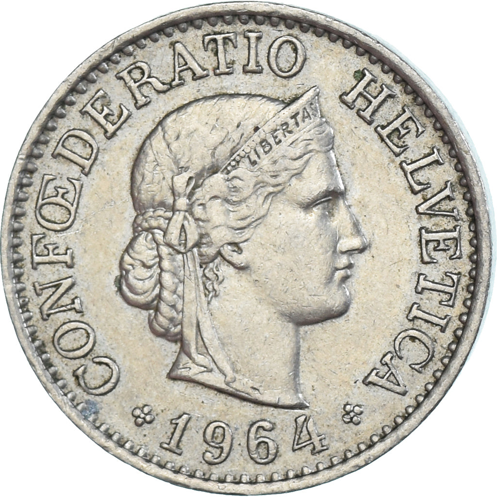 Moneta, Szwajcaria, 10 Rappen, 1964