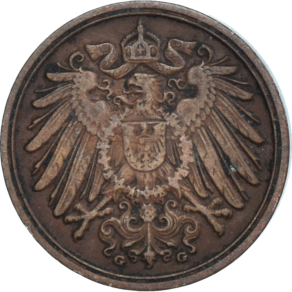 Münze, Deutschland, Pfennig, 1910