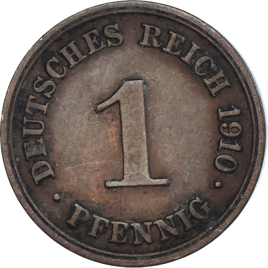 Münze, Deutschland, Pfennig, 1910