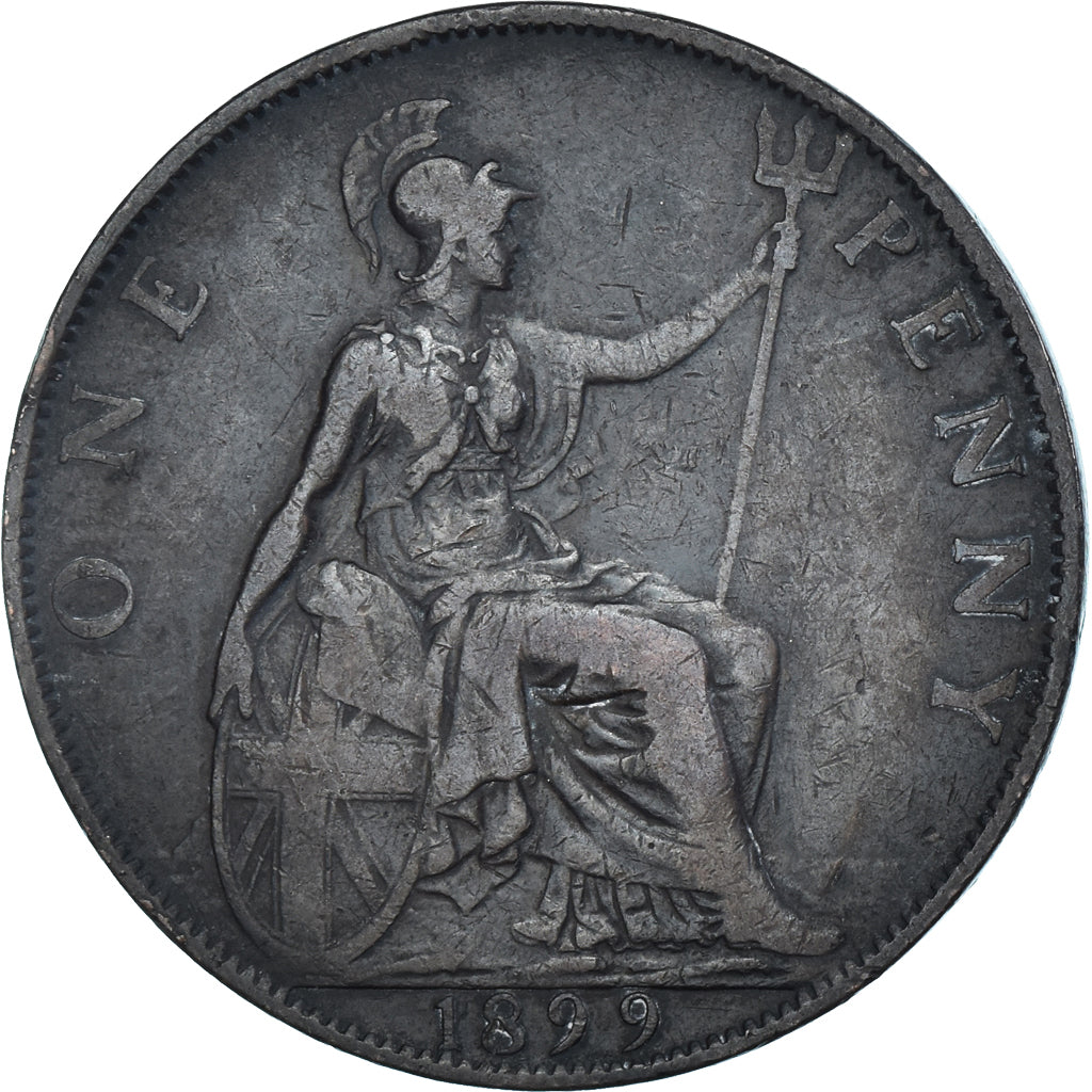 Moneda, Gran Bretaña, Penny, 1899