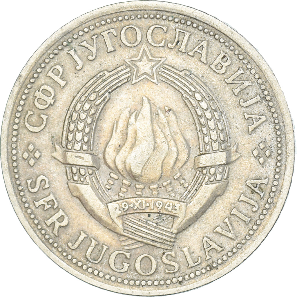 Monnaie, Yougoslavie, 2 Dinara, 1972