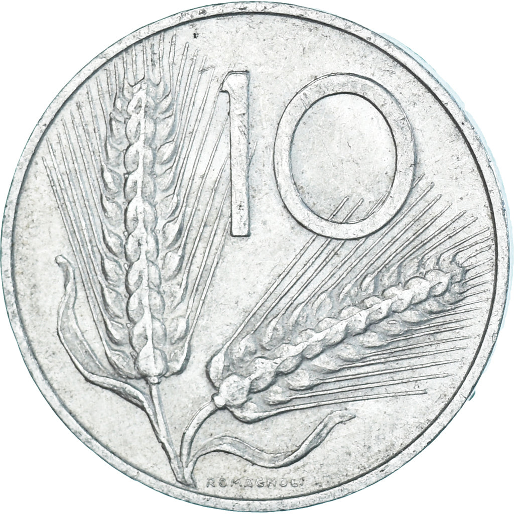 Monnaie, Italie, 10 Lire, 1971
