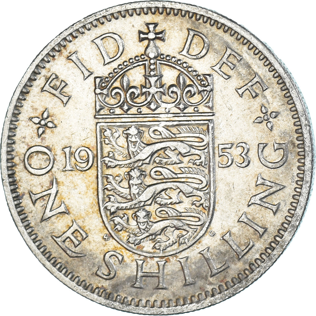Moeda, Grã-Bretanha, Shilling, 1953