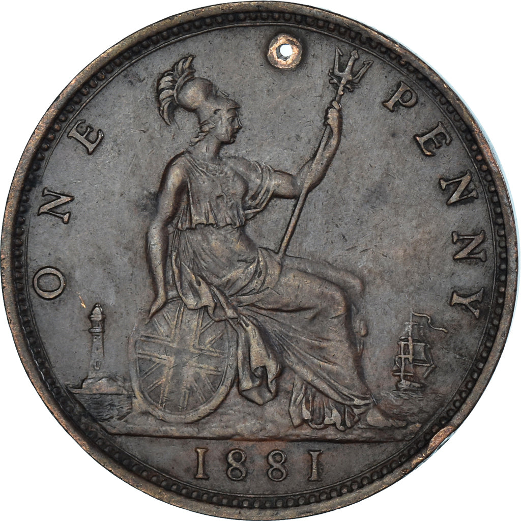 Munten, Groot Bretagne, Penny, 1881