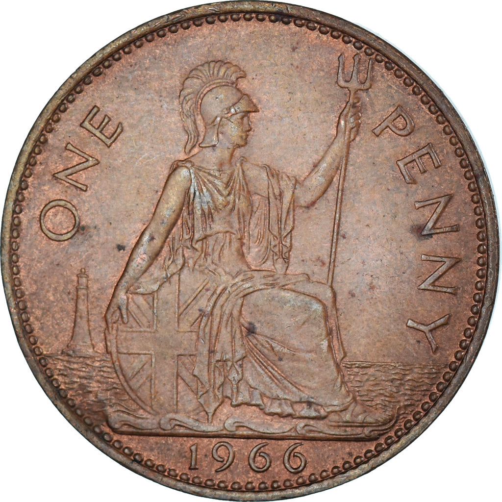 Moneta, Wielka Brytania, Penny, 1966