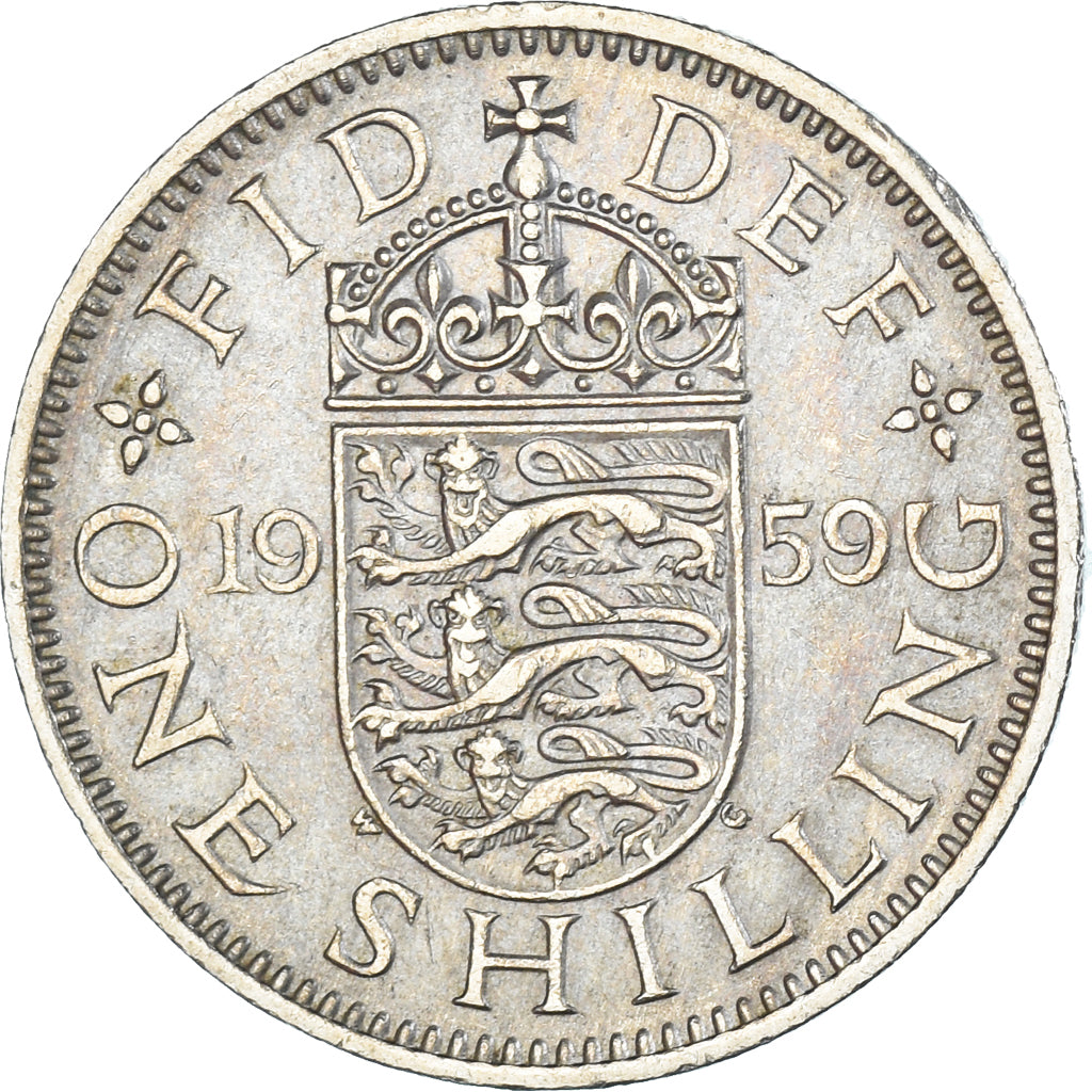 Coin, Great Britain, Shilling, 1959