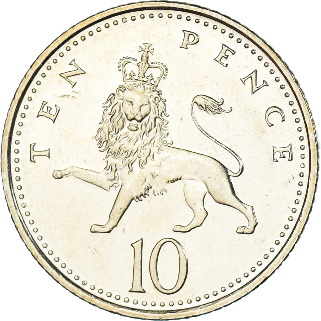 Coin, Great Britain, 10 Pence, 1996