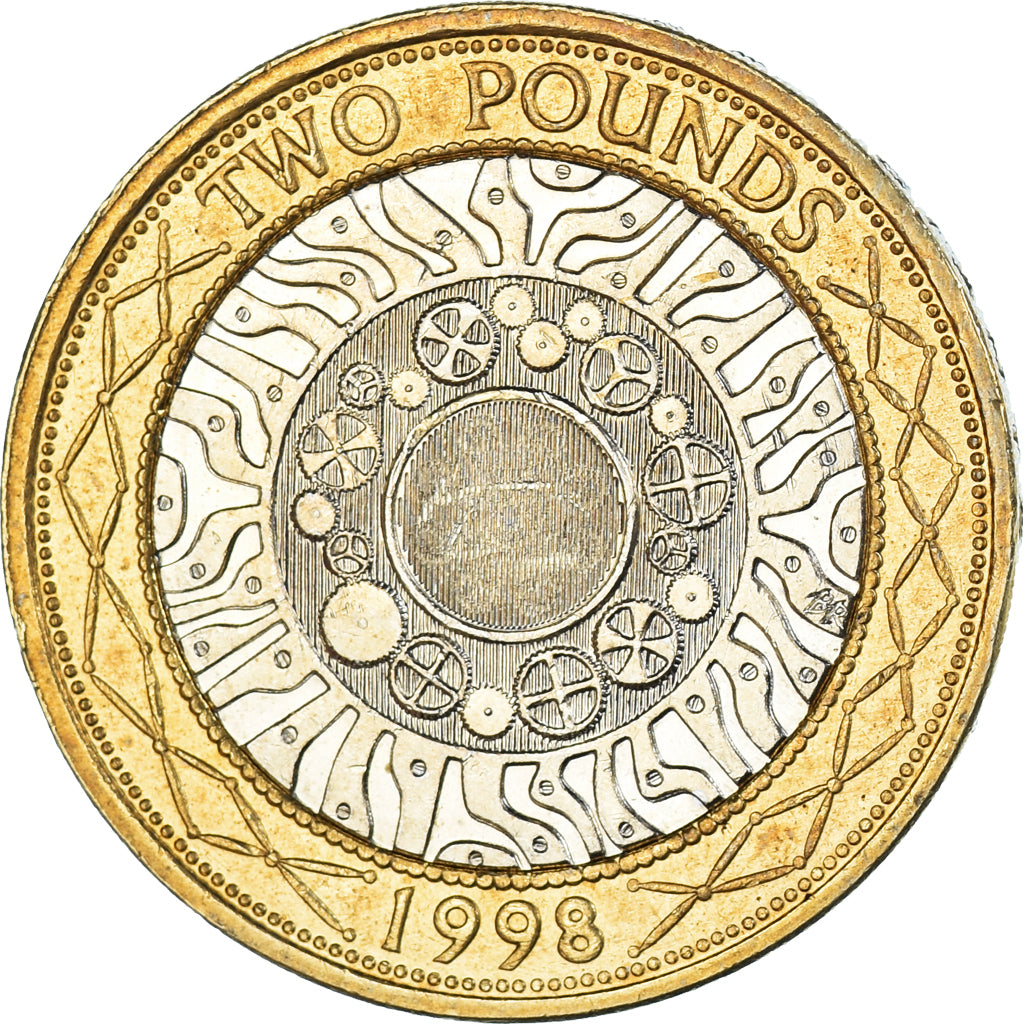 Moneda, Gran Bretaña, 2 Pounds, 1998