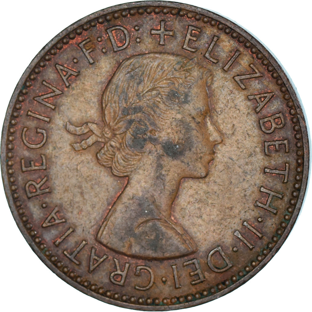 Münze, Großbritannien, 1/2 Penny, 1964