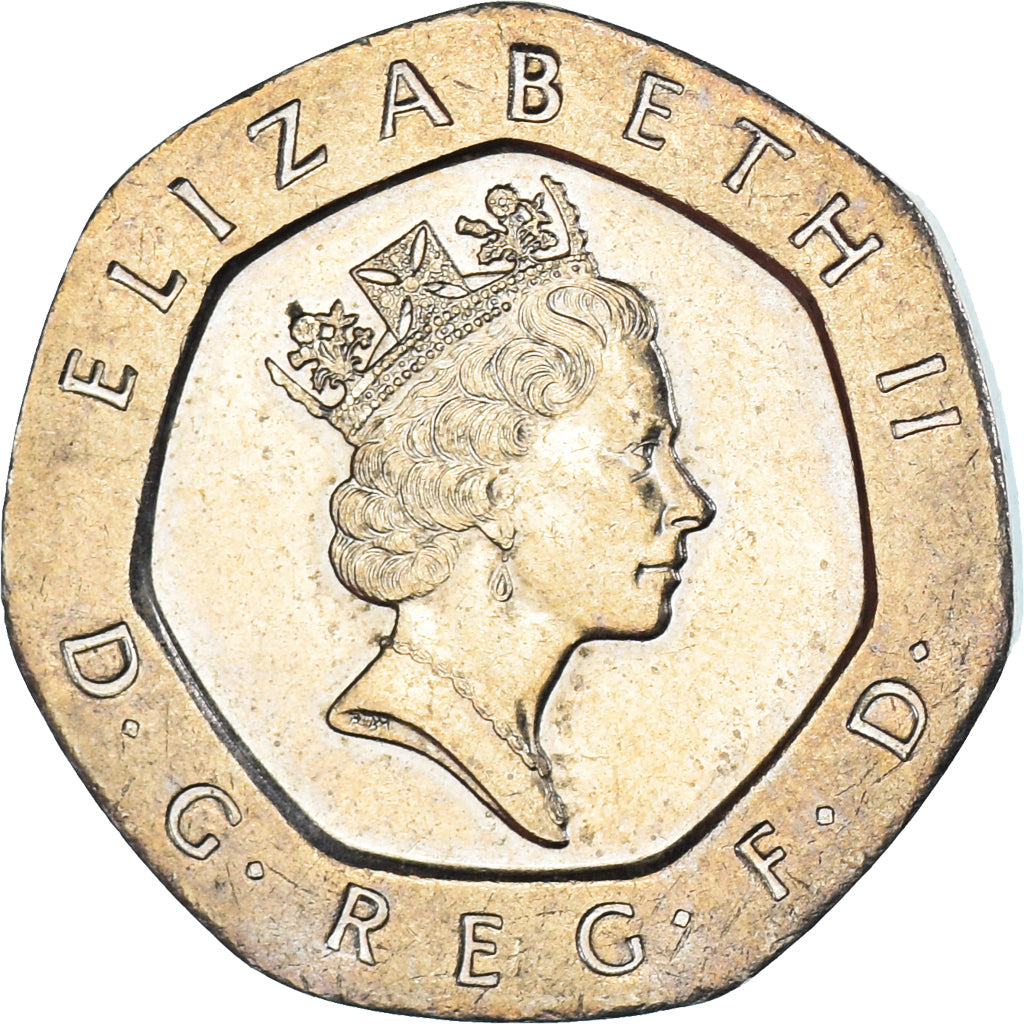 Moneda, Gran Bretaña, 20 Pence, 1993